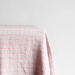 Linduk, Parma Orange Checks 140 x 250 cm