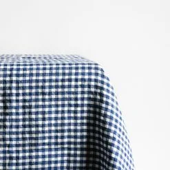 Linduk, Blue Gingham checks 140 x 250 cm
