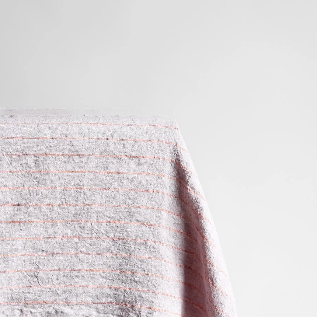 Linduk, Parma Orange stripet 140 x 250 cm